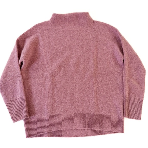 Vince Sweater Womens Small Boiled Cashmere Funnel Neck Pullover - Picture 4 of 11